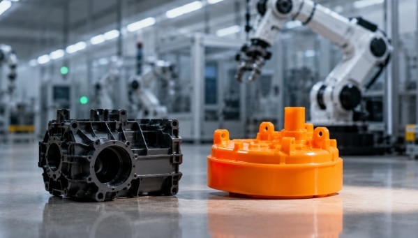 CNC machining part and injection molding part for Robotics Industry
