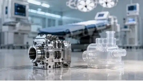 CNC machining part and injection molding part for medical industry