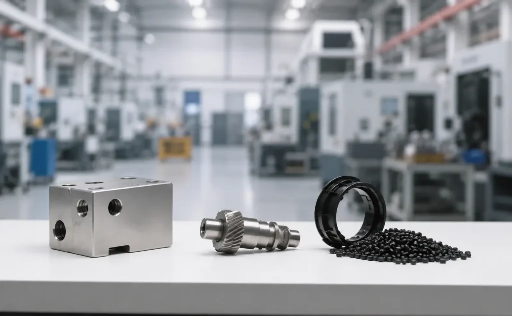 Metal part & Plastic Part Material