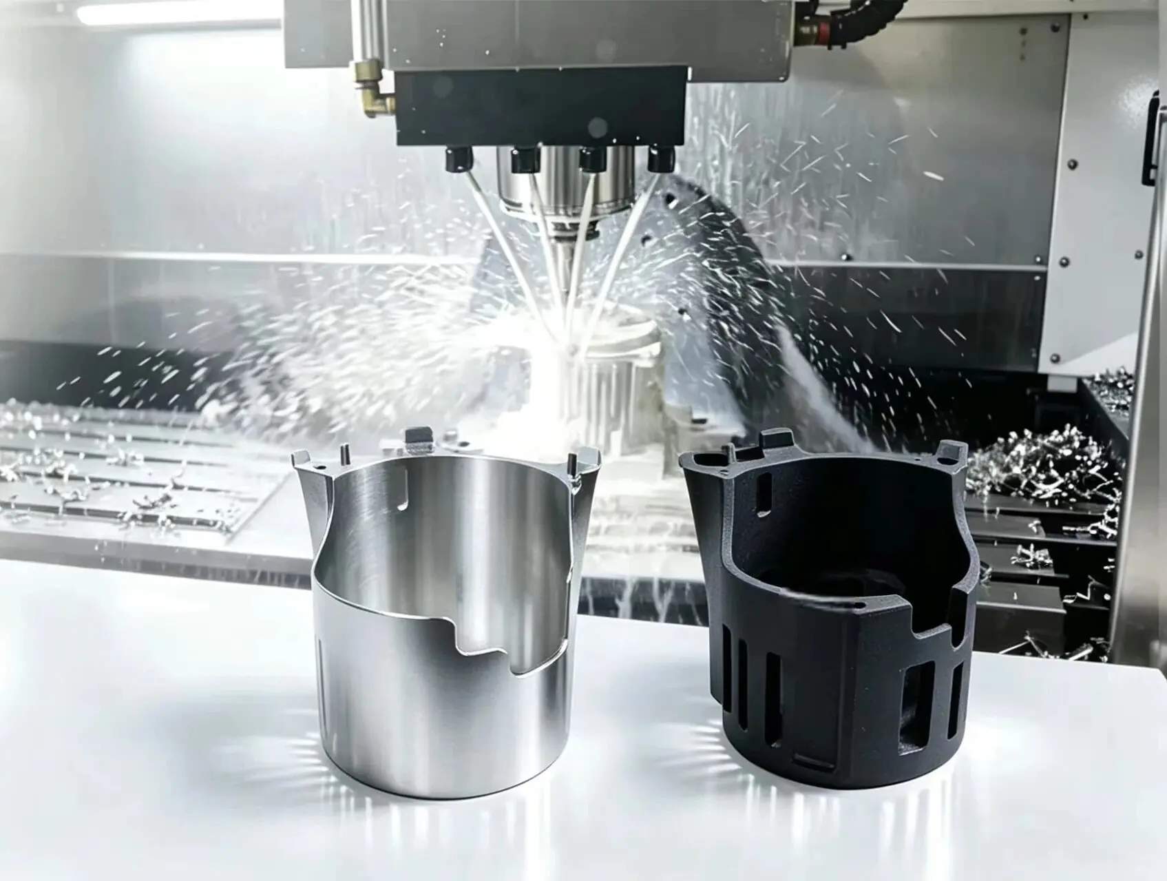 Precision CNC machining for custom metal and plastic parts