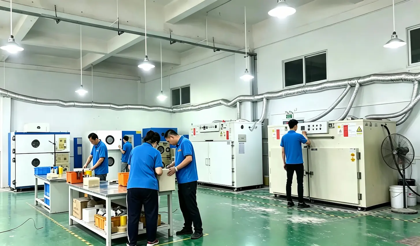 Vacuum casting equipment in SENSES MOLD factory