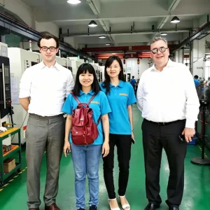 Metal Injection Molding customer visiting factory